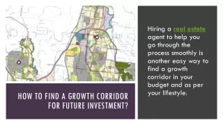 How To Find a Growth Corridor For Future Investment