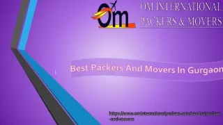 Best Packers and Movers In Gurgaon