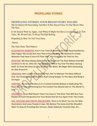 propelling stories