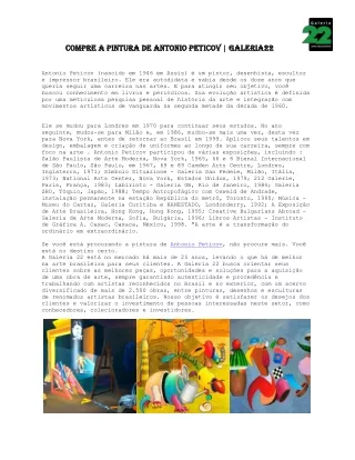 Compre a pintura de Antonio Peticov | Galeria22
