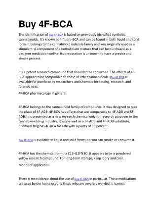 Buy 4F-BCA