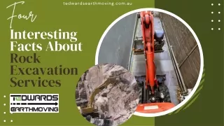 Four Interesting Facts About Rock Excavation Services