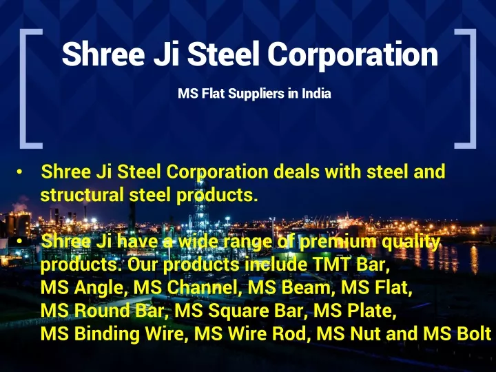 shree ji steel corporation