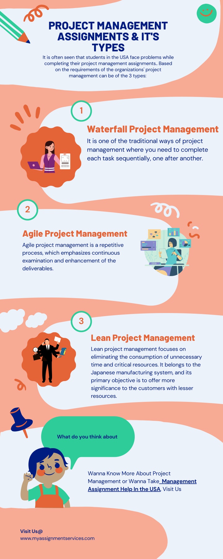 project management assignments it s types