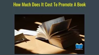 how much does it cost to promote a book