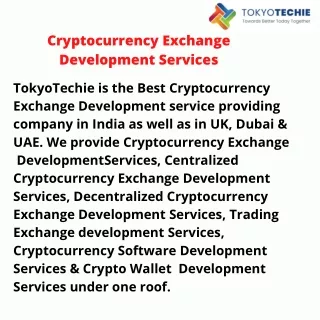 cryptocurrency exchange development services