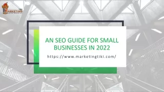 an seo guide for small businesses in 2022