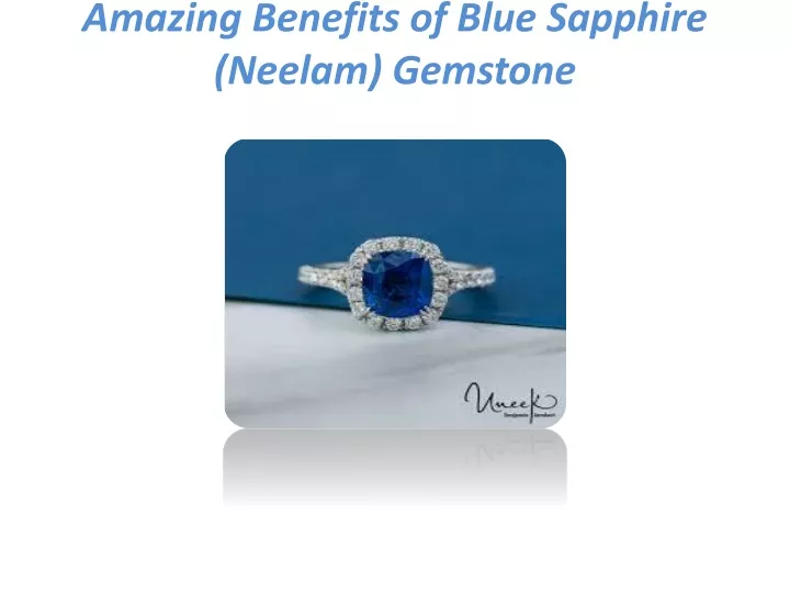 amazing benefits of blue sapphire neelam gemstone