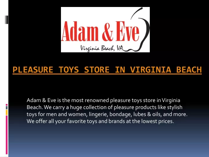 pleasure toys store in virginia beach