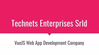 Vue JS Development Company - Hire Dedicated VueJS Developers | Technets Enterpri