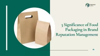 3 Significance of Food Packaging in Brand Reputation Management