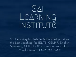 sai learning institute