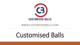 Custom Design Balls