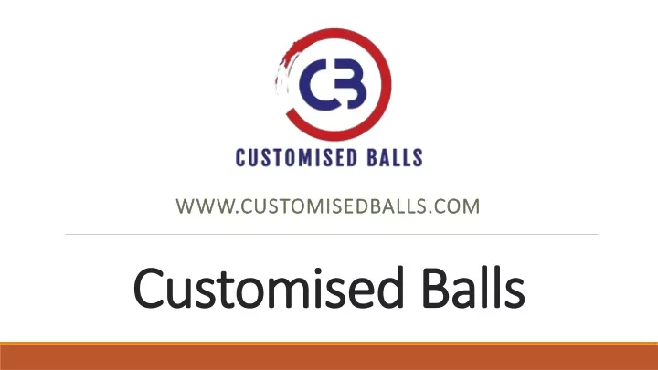 customised balls