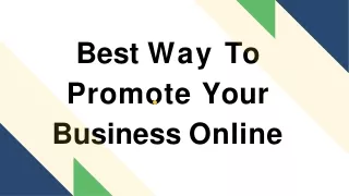 Best Way To Promote Your Business Online-converted