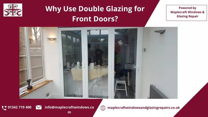 why use double glazing for front doors