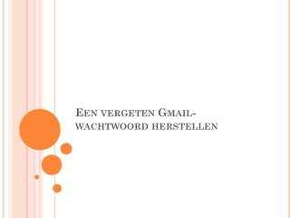 Een vergeten Gmail-wachtwoord herstellen