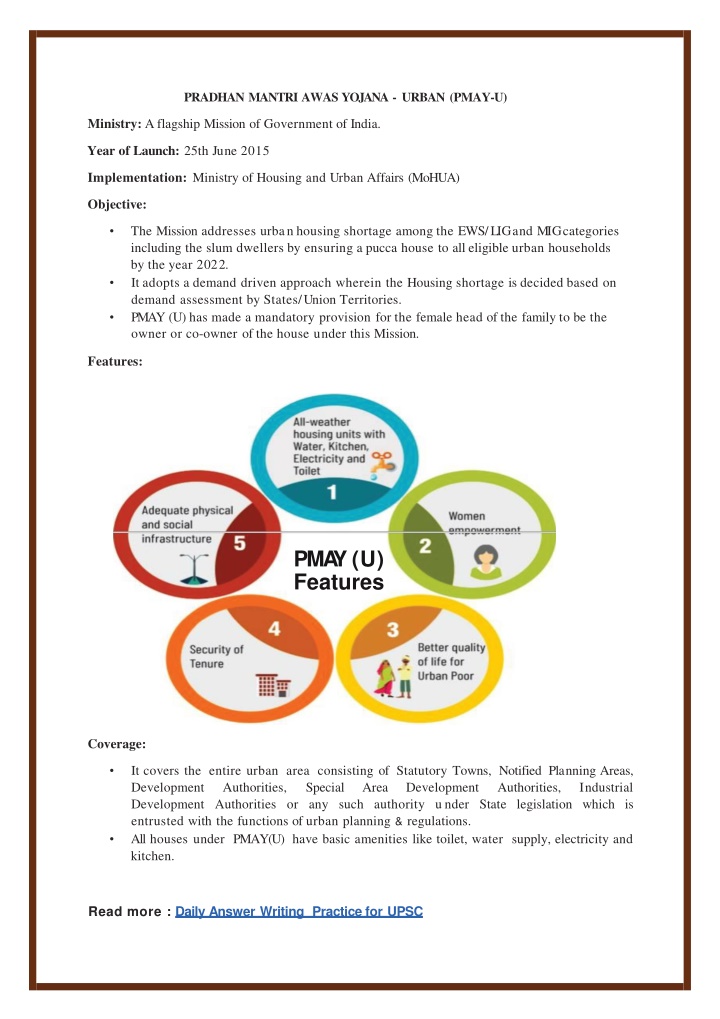 pradhan mantri awas yojana urban pmay u ministry