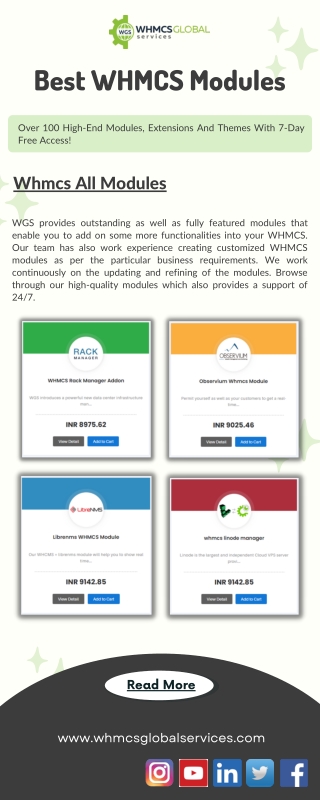 best whmcs modules