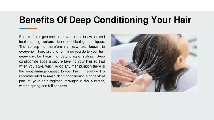 benefits of deep conditioning your hair