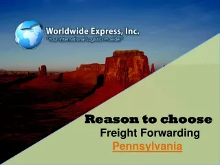 International Freight Services Pennsylvania | Worldwide Express