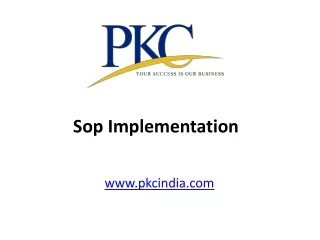 sop implementation