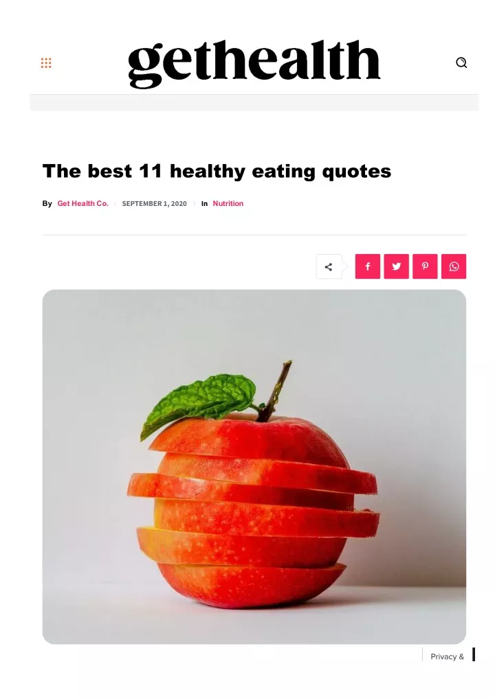 the best 11 healthy eating quotes
