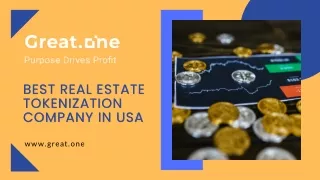 Best Real Estate Tokenization Company in USA