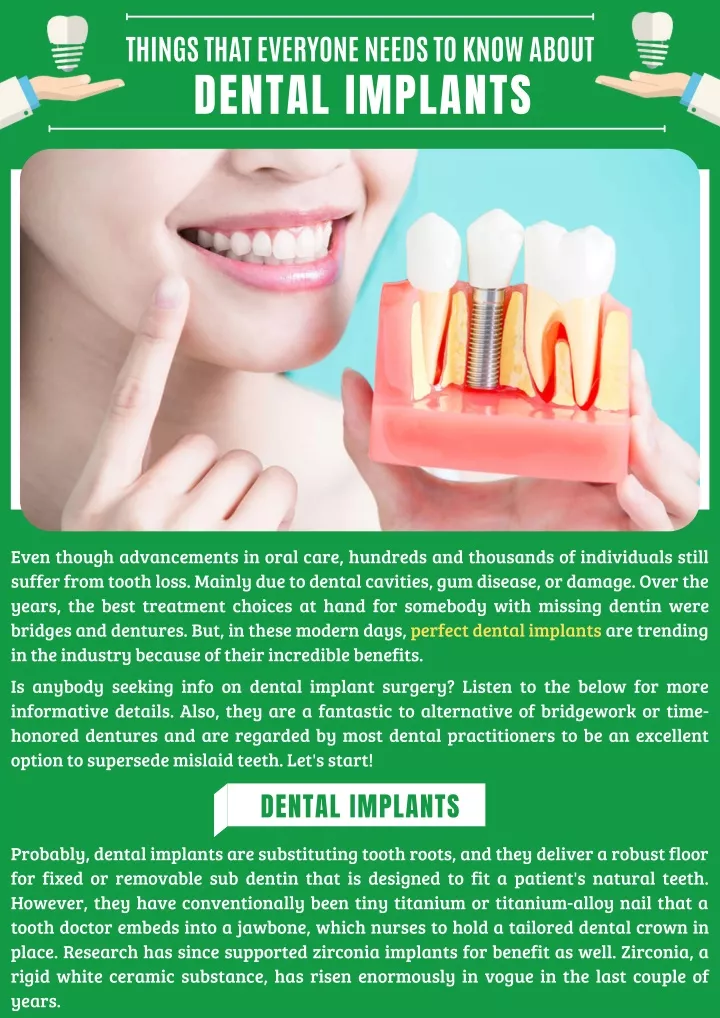 things that everyone needs to know about dental