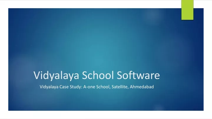 vidyalaya school software