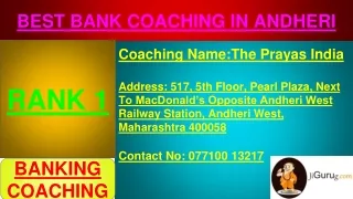 best bank coaching in andheri