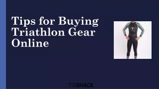 tips for buying triathlon gear online