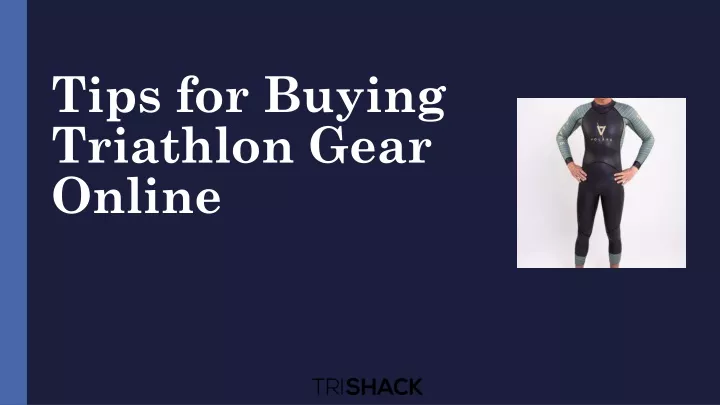 tips for buying triathlon gear online