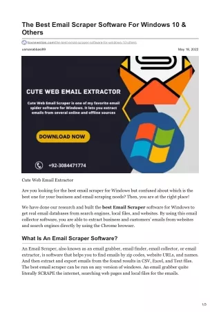the best email scraper software for windows