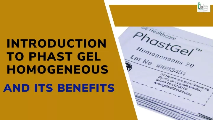 introduction to phast gel homogeneous