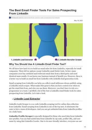 the best email finder tools for sales prospecting
