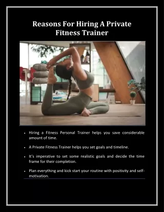 Reasons For Hiring A Private Fitness Trainer-converted