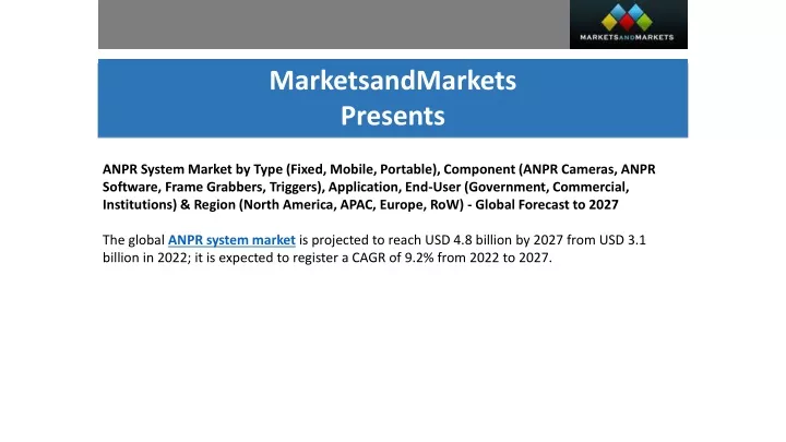 marketsandmarkets presents