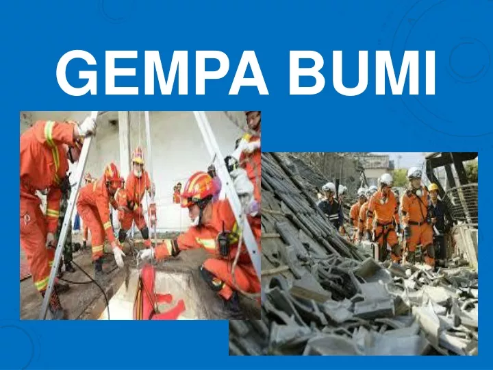 gempa bumi