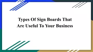 Sign Boards Chennai