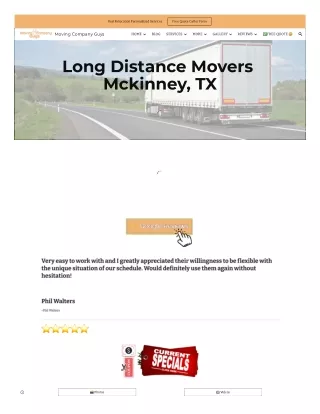 Long distance movers Mckinney