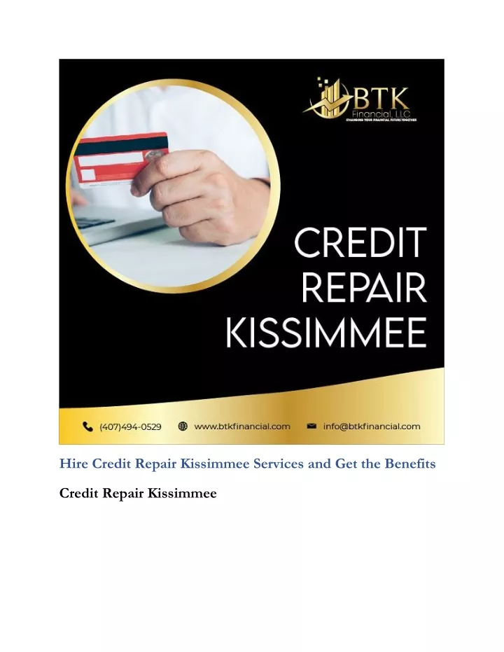 hire credit repair kissimmee services