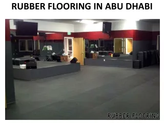 rubber flooring in abu dhabi
