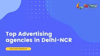Top Advertising agencies in Delhi-NCR