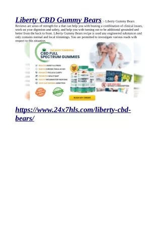liberty cbd gummy bears liberty gummy bears
