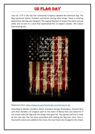 Stephanie Peppers - US Flag Day