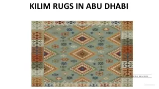 kilim rugs in abu dhabi