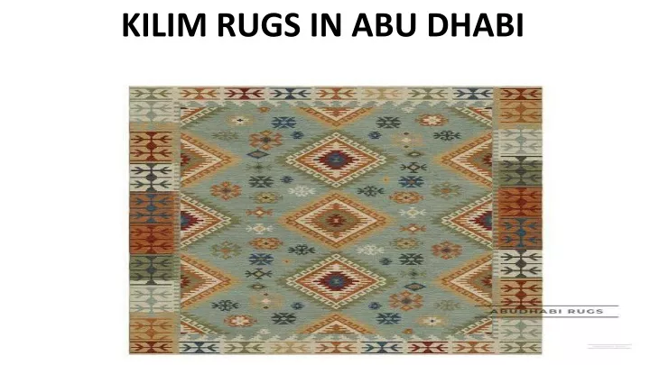 kilim rugs in abu dhabi