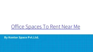 by kontor space pvt ltd