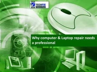 Why computer & Laptop repair needs a professional